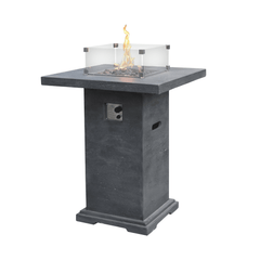 Elementi Montreal Fire Pit Bar Table - Propane Fuel - Pristine Home & Wellness