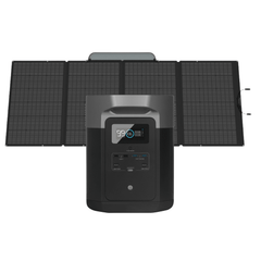 Ecoflow Delta Max 2000 Portable Power Station + Foldable 400W Solar Panel Bundle - Pristine Home & Wellness