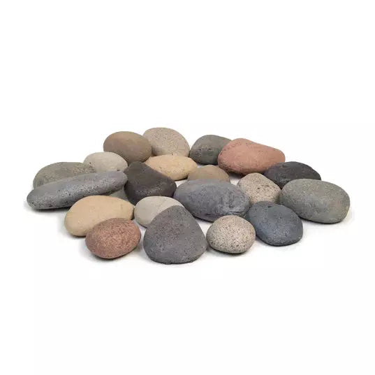 American Fyre Designs STN-20 - River Rock Fyre Stones - 20 pcs - Pristine Home & Wellness