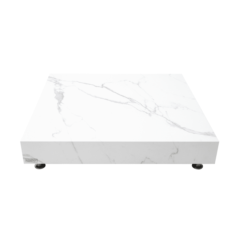 Elementi Home Sofia Large Square Concrete Coffee Table - Pristine Home & Wellness