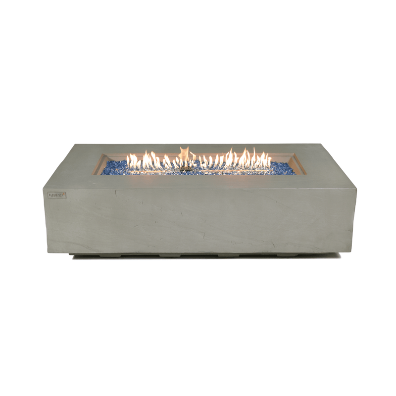 Elementi Plus Space Gray Meteora Sandstone Fire Pit Table - Pristine Home & Wellness