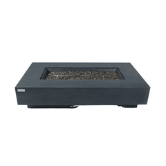 Elementi Plus Dark Gray Positano Sandstone Fire Pit Table - Pristine Home & Wellness