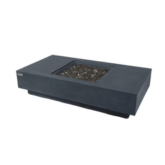 Elementi Plus Dark Gray Cannes Fire Pit Table - Pristine Home & Wellness