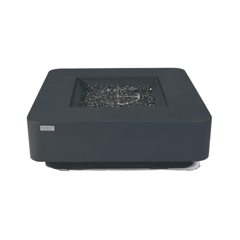 Elementi Plus Dark Gray Bergamo Fire Pit Table - Pristine Home & Wellness