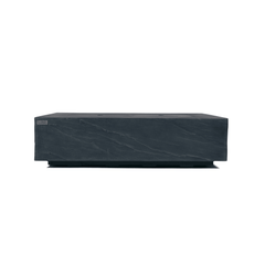 Elementi Plus Slate Black Cape Town Sandstone Fire Pit Table - Pristine Home & Wellness
