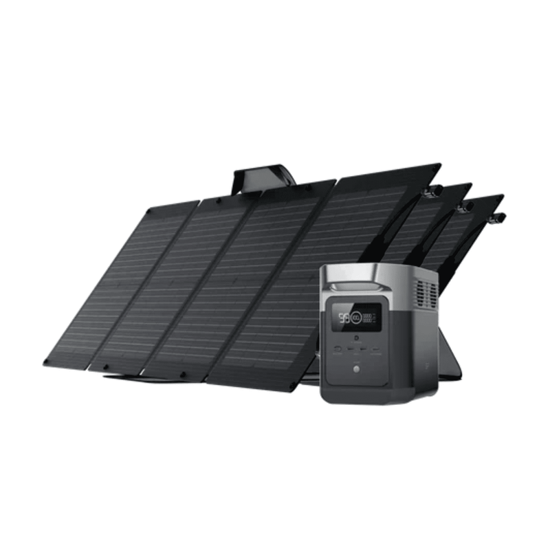 EcoFlow Delta Mini Portable Power Station + 3 EcoFlow Foldable 110W Solar Panel Bundle