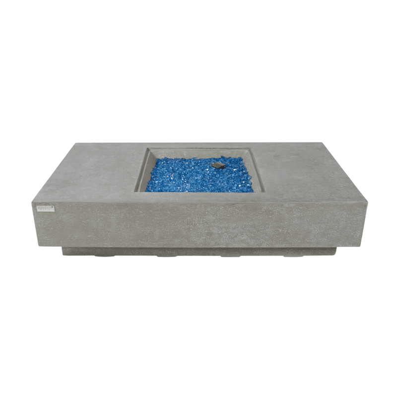 Elementi Plus Light Gray Monte Carlo Fire Pit Table - Pristine Home & Wellness