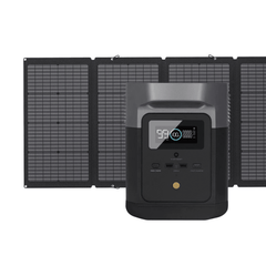 EcoFlow Delta Mini Portable Power Station + Foldable 220W Bifacial Solar Panel Bundle