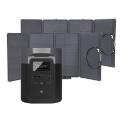Ecoflow Delta Max 2000 Portable Power Station + 2 Foldable 160W Solar Panel Bundle - Pristine Home & Wellness