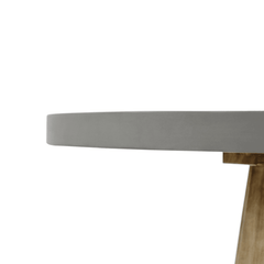 Elementi Home Space Gray Verona Round Dining Table - Pristine Home & Wellness