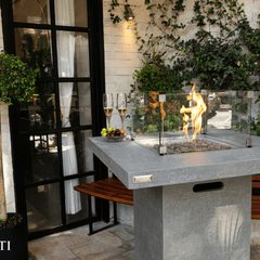 Elementi Montreal Fire Pit Bar Table - Propane Fuel - Pristine Home & Wellness