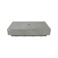 Elementi Plus Light Gray Monte Carlo Fire Pit Table - Pristine Home & Wellness