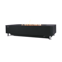 Elementi Plus Bulgaria Black Valencia Porcelain Fire Pit Table - Pristine Home & Wellness
