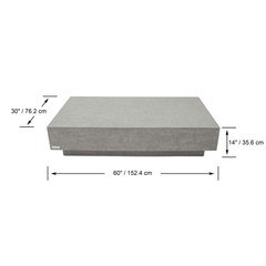 Elementi Home Tevere Rectangle Coffee Table - Pristine Home & Wellness