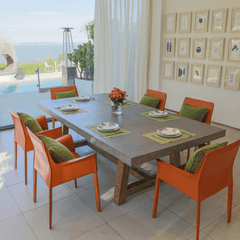 Elementi Home Space Gray Seine Rectangular Dining Table - Pristine Home & Wellness