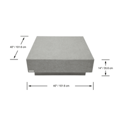 Elementi Home Tevere Square Coffee Table - Pristine Home & Wellness