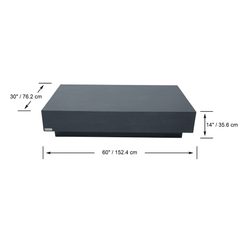 Elementi Home Tevere Rectangle Coffee Table - Pristine Home & Wellness
