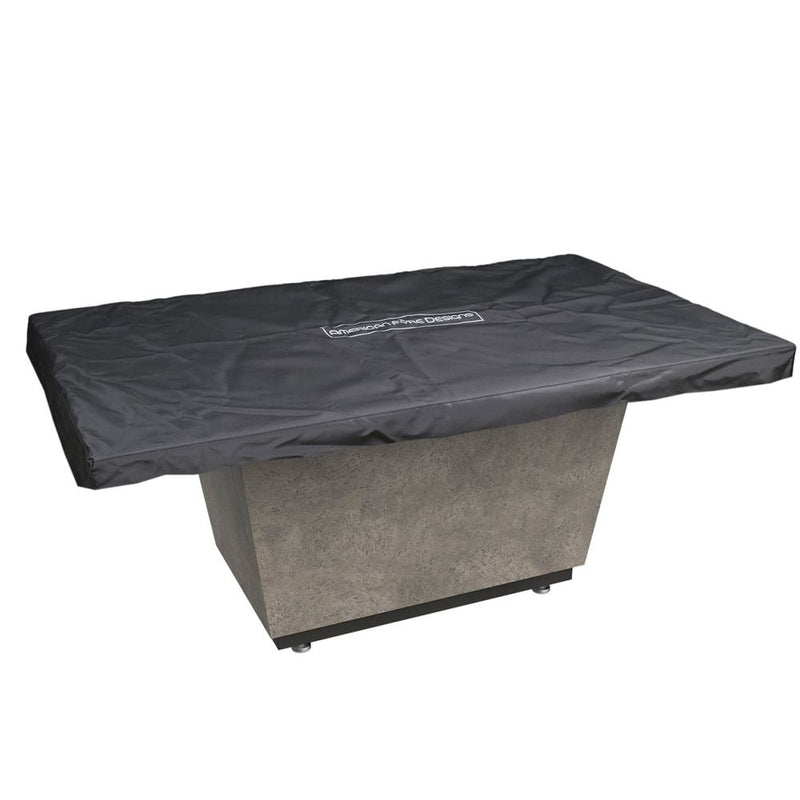 American Fyre Designs Rectangular Protective Fabric Firetable Cover - Pristine Home & Wellness