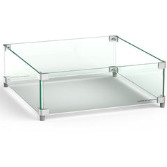 American Fyre Designs 8202-WG - Square Glass Wind Guard For Firetable - Pristine Home & Wellness