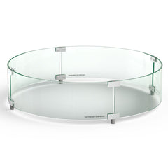 American Fyre Designs 8208-WG - Round Glass Wind Guard For Firetable - Pristine Home & Wellness