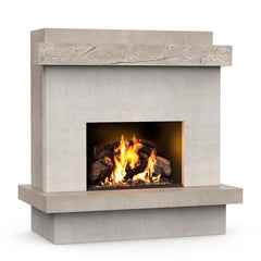 American Fyre Designs Brooklyn Smooth Outdoor Gas Fireplace - Pristine Home & Wellness