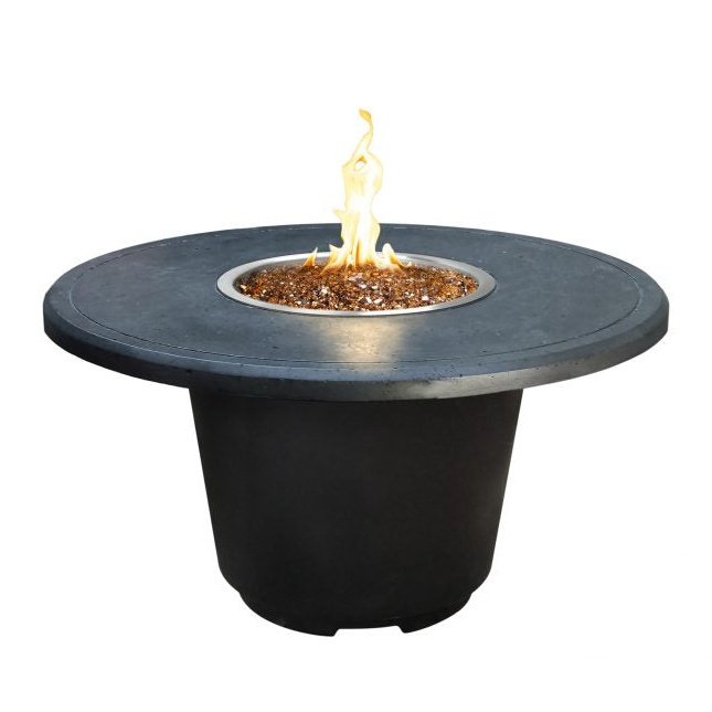 American Fyre Designs Cosmopolitan Round Outdoor Gas Firetable - Pristine Home & Wellness
