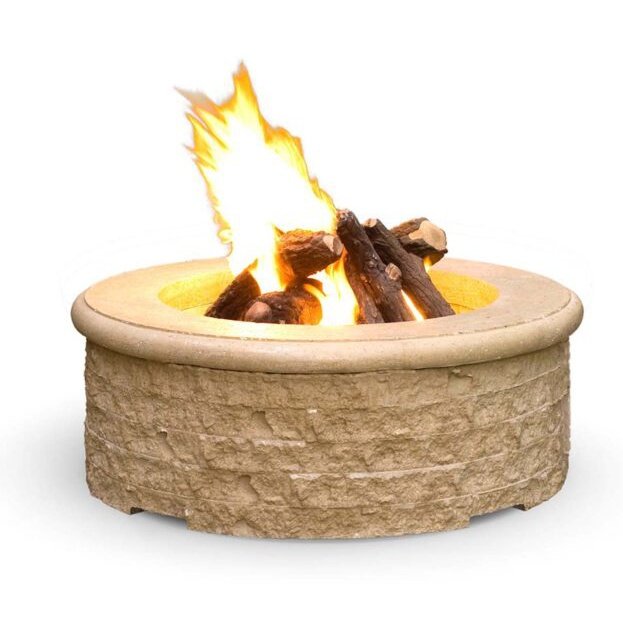 American Fyre Designs 39-inch Chiseled Outdoor Fire Pit - Pristine Home & Wellness