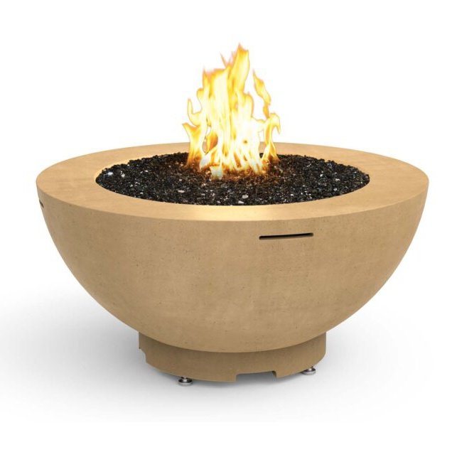 American Fyre Designs 48-inch Concrete Gas Fire Bowl - Pristine Home & Wellness
