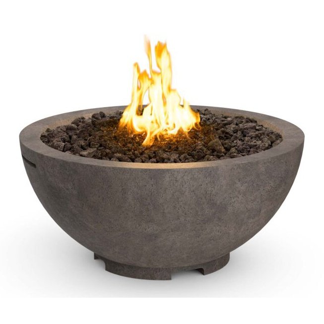 American Fyre Designs 32-inch Concrete Gas Fire Bowl - Pristine Home & Wellness