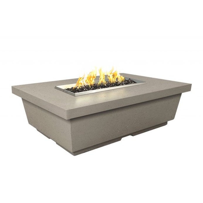American Fyre Designs Contempo Rectangle Outdoor Gas Firetable - Pristine Home & Wellness