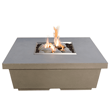 American Fyre Designs Contempo Square Outdoor Gas Firetable - Pristine Home & Wellness