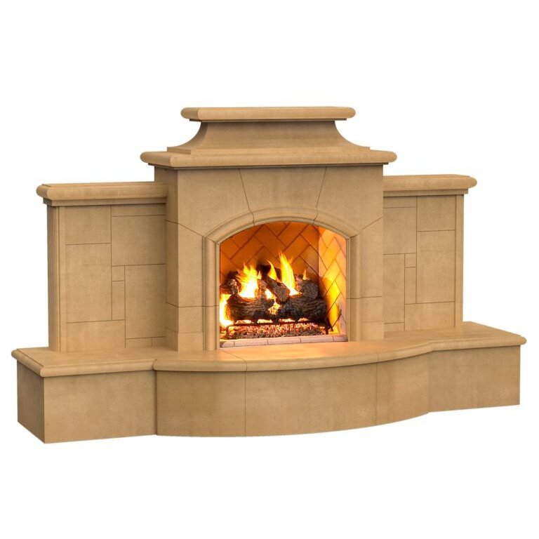 American Fyre Designs Grand Mariposa Outdoor Gas Fireplace - Pristine Home & Wellness