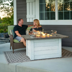 Outdoor Greatroom Company Alcott Rectangular Gas Fire Pit Table - Pristine Home & Wellness