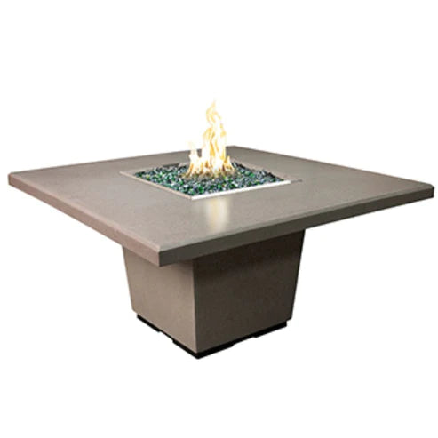American Fyre Designs Cosmopolitan Square Dining Outdoor Gas Firetable - Pristine Home & Wellness