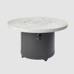 Outdoor Greatroom Company White Onyx Beacon Chat Height Fire Pit Table - Pristine Home & Wellness