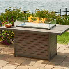 Outdoor Greatroom Company Brooks Rectangular Gas Fire Pit Table - Pristine Home & Wellness
