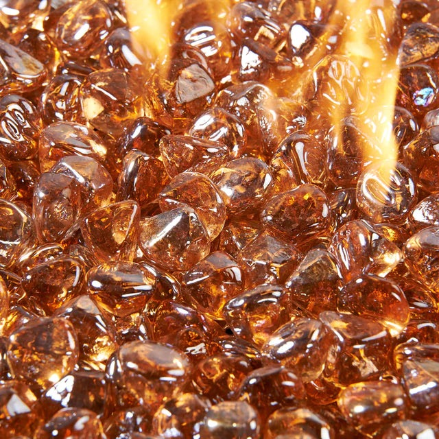 Outdoor Greatroom Company Copper Large Tempered Fire Glass Diamonds - Pristine Home & Wellness