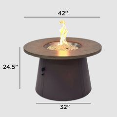 Outdoor Greatroom Company Cirvalo Round Gas Fire Pit Table - image 20