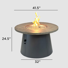 Outdoor Greatroom Company Cirvalo Round Gas Fire Pit Table - image 17