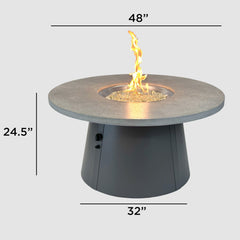 Outdoor Greatroom Company Cirvalo Round Gas Fire Pit Table - image 13