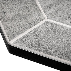 ComfortBilt Corner Hearth Pad - Mill Black