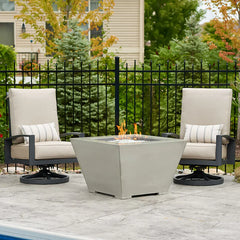Outdoor Greatroom Company Square Cove Square Fire Table - Pristine Home & Wellness