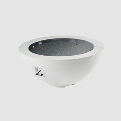 Outdoor Greatroom Company 42-inch White Cove Round Gas Fire Pit Bowl - Pristine Home & Wellness
