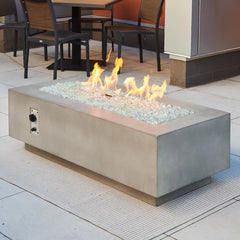 Outdoor Greatroom Company 54-inch Natural Gray Cove Linear Gas Fire Table with Direct Spark Ignition - Natural Gas - Pristine Home & Wellness