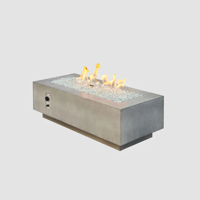 Outdoor Greatroom Company 54-inch Natural Gray Cove Linear Gas Fire Table - Pristine Home & Wellness