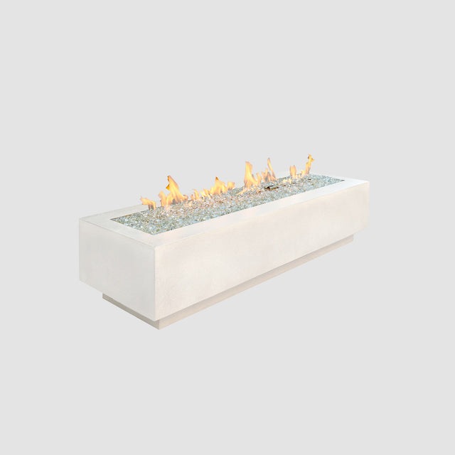 Outdoor Greatroom Company 72-inch White Cove Linear Gas Fire Table - Pristine Home & Wellness
