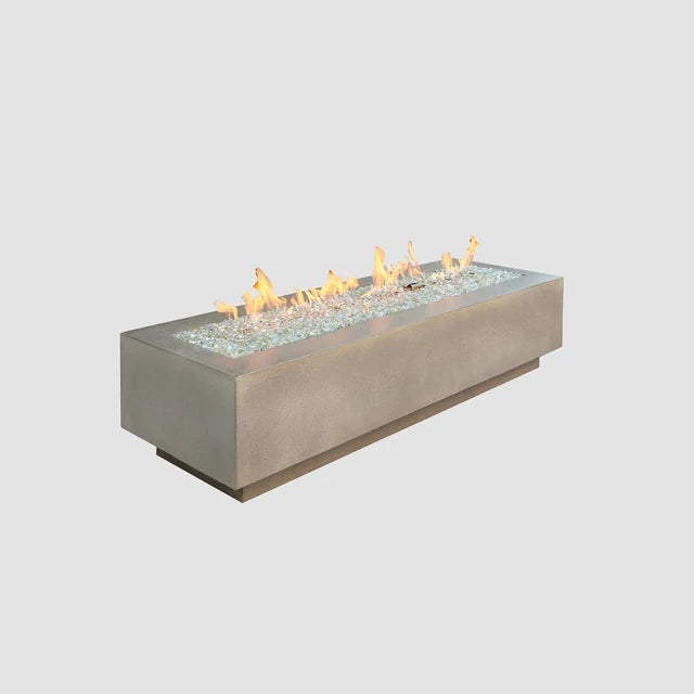 Outdoor Greatroom Company 72-inch Natural Gray Cove Linear Gas Fire Table with Direct Spark Ignition - Natural Gas - Pristine Home & Wellness