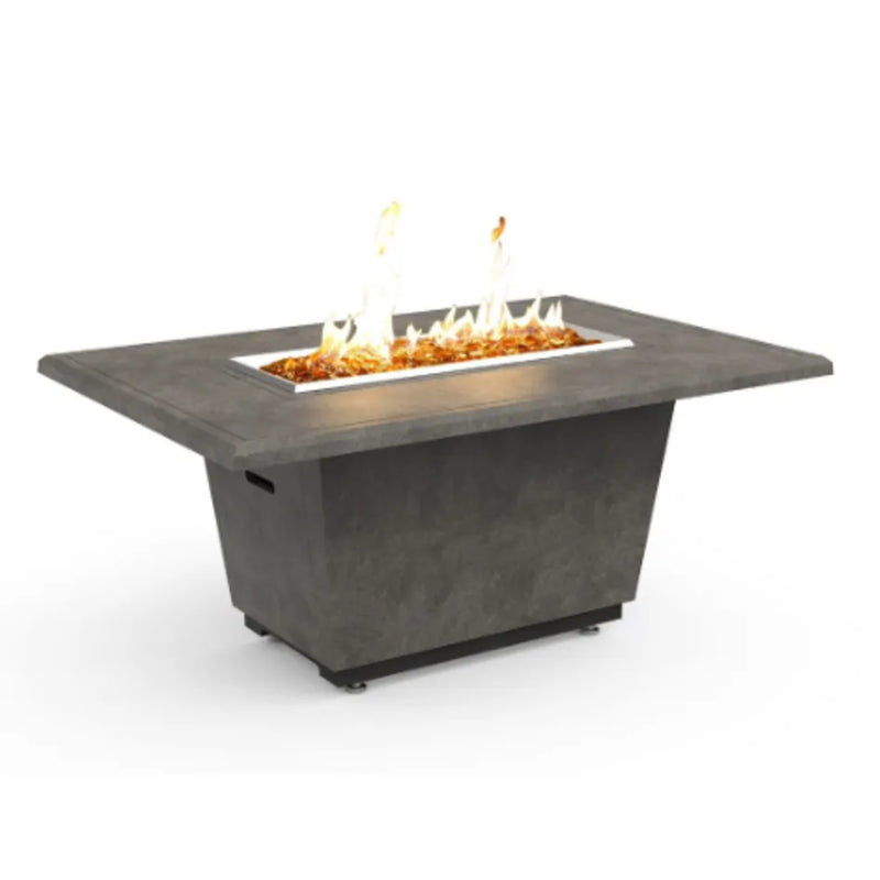 American Fyre Designs Cosmopolitan Rectangle Outdoor Gas Firetable - Pristine Home & Wellness