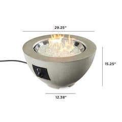 Outdoor Greatroom Company 29-inch Cove Round Gas Fire Pit Bowl - Pristine Home & Wellness