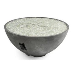 Outdoor Greatroom Company 42-inch Midnight Mist Cove Edge Round Gas Fire Pit Bowl - Pristine Home & Wellness